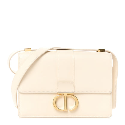 Christian Dior Box Calfskin Small 30 Montaigne Flap Bag Ivory 1 of 11
