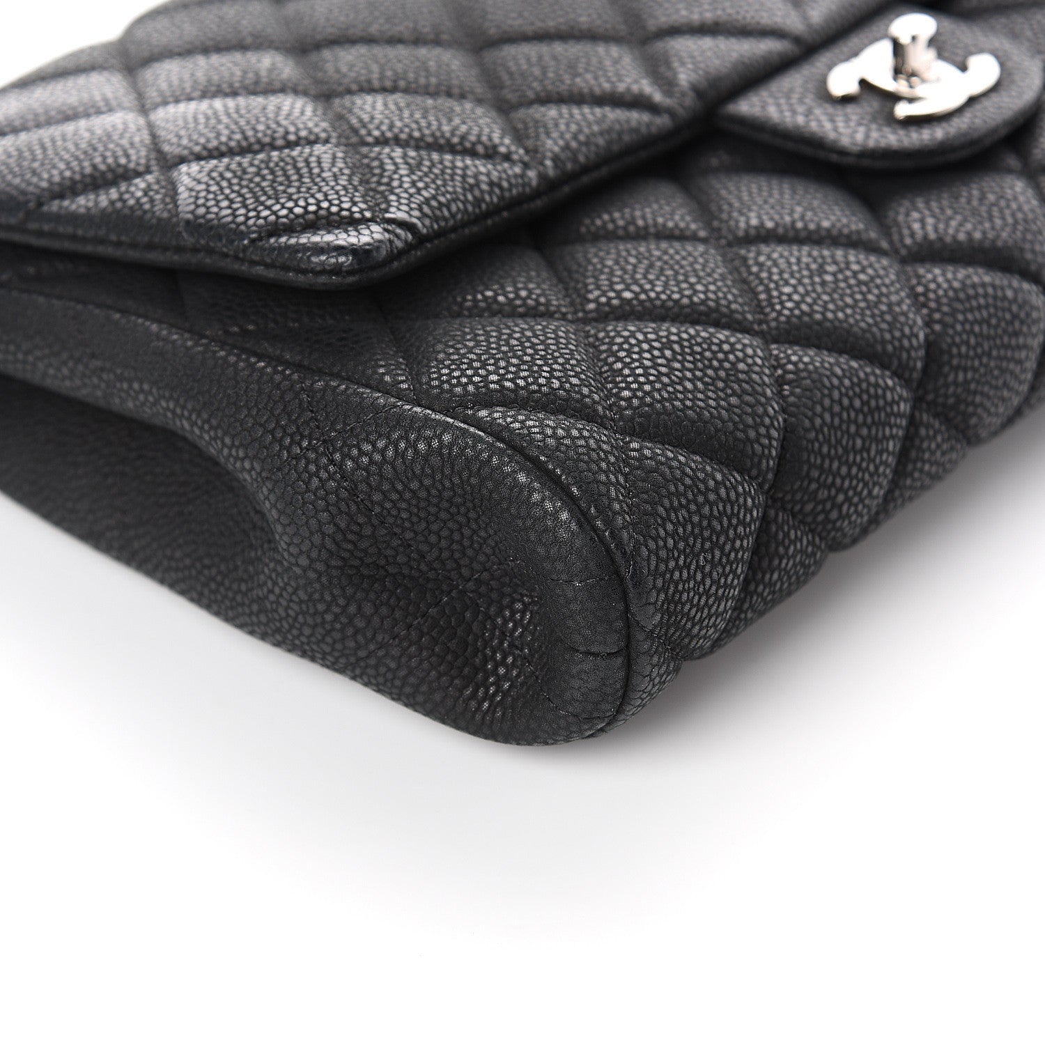 Chanel Caviar Quilted Clutch With Chain Flap Black 8 of 9