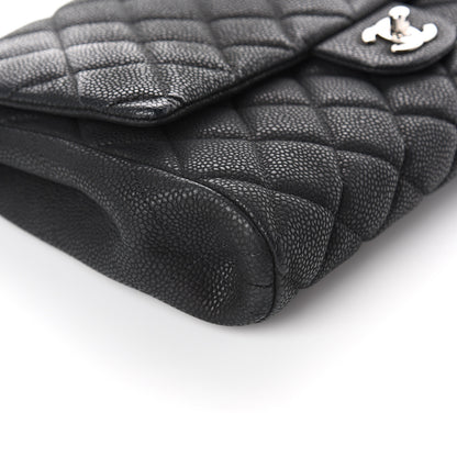 Chanel Caviar Quilted Clutch With Chain Flap Black 8 of 9