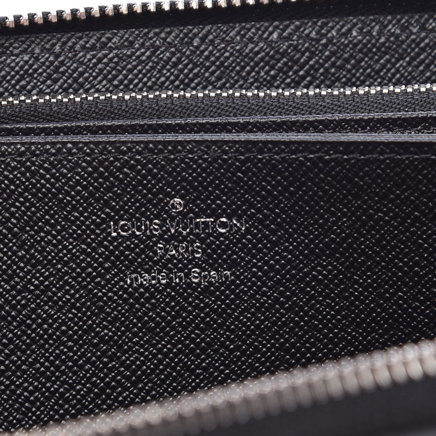 Louis Vuitton Epi Zippy Wallet Black 6 of 7