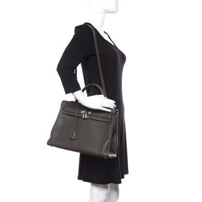 Hermes Togo Kelly Retourne 35 Graphite 2 of 14