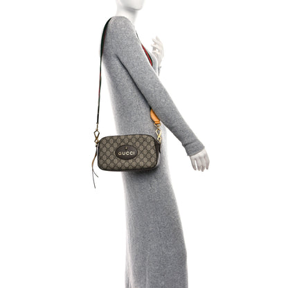 Gucci GG Supreme Monogram Web Neo Vintage Shoulder Bag Beige New Acero Crop 2 of 10