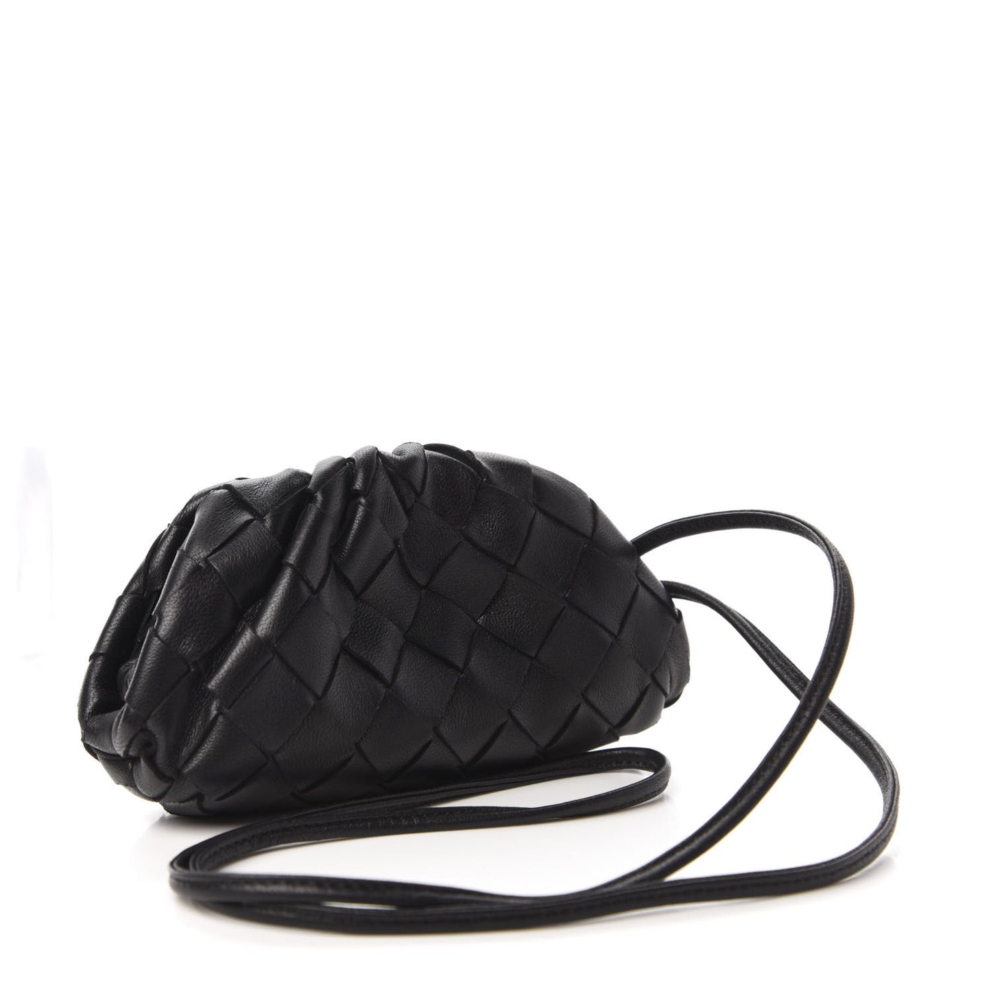 Nappa Intrecciato Coin Purse Black