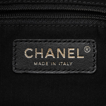 Chanel Calfskin Quilted Drawstring Bucket Bag Black 6 of 11