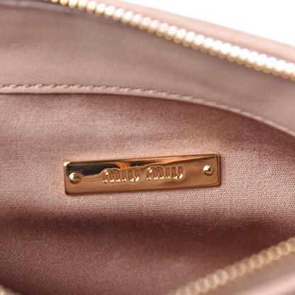Miu Miu Nappa Matelasse Double Zip Crossbody Cammeo 8 of 13