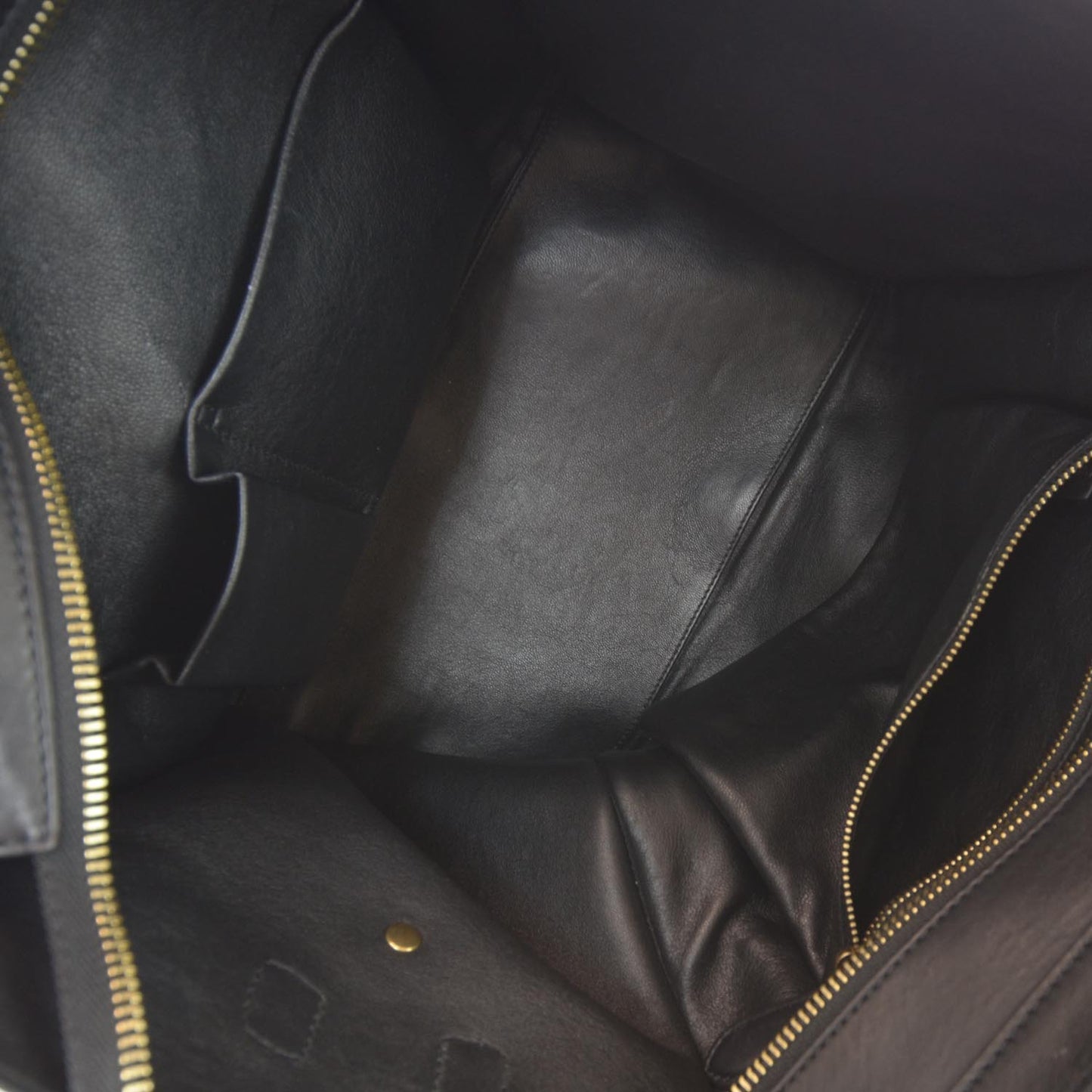 Smooth Calfskin Mini Luggage Black