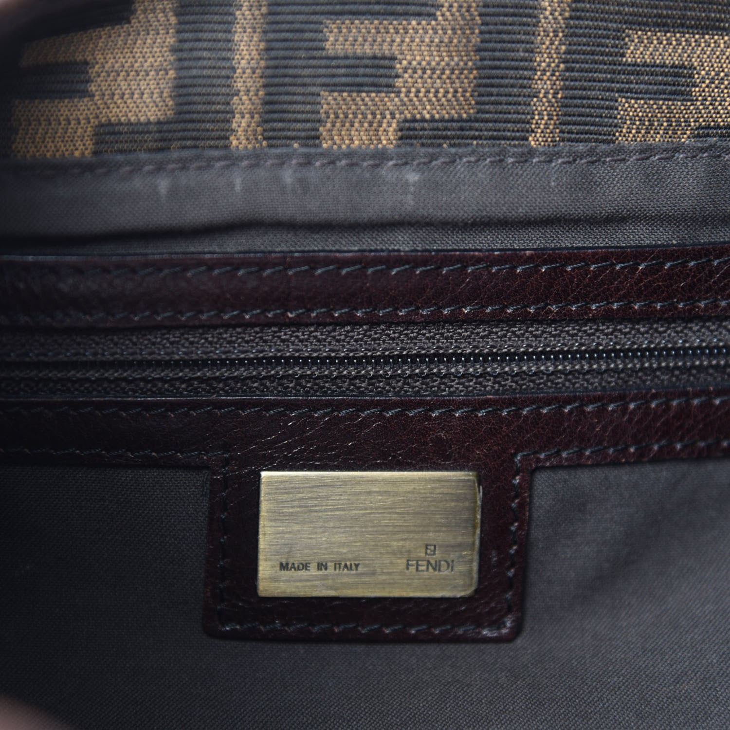 Fendi Zucca Hobo Tobacco 8 of 10