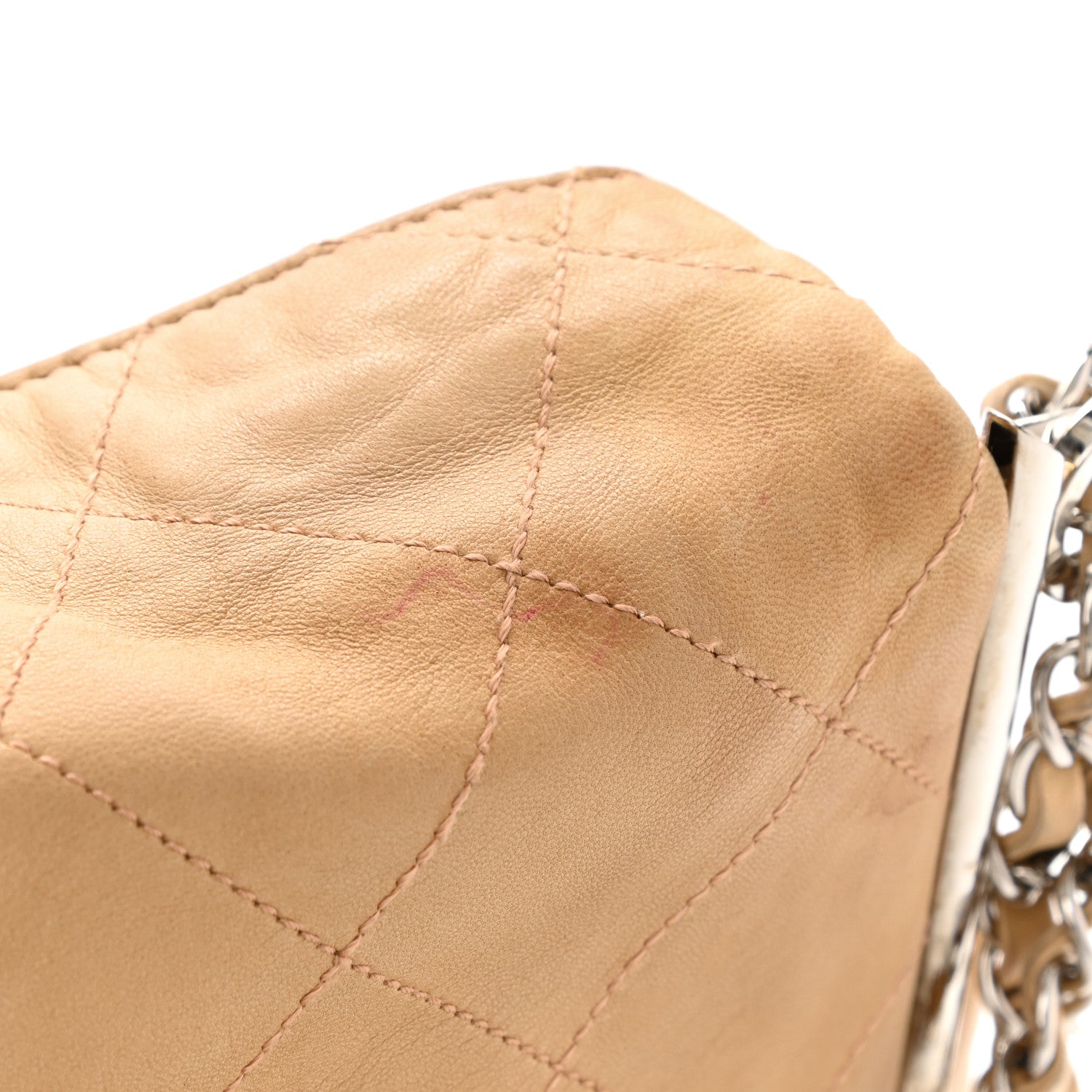 Chanel Lambskin Stitched Medium Ultimate Soft Tote Beige 21 of 23