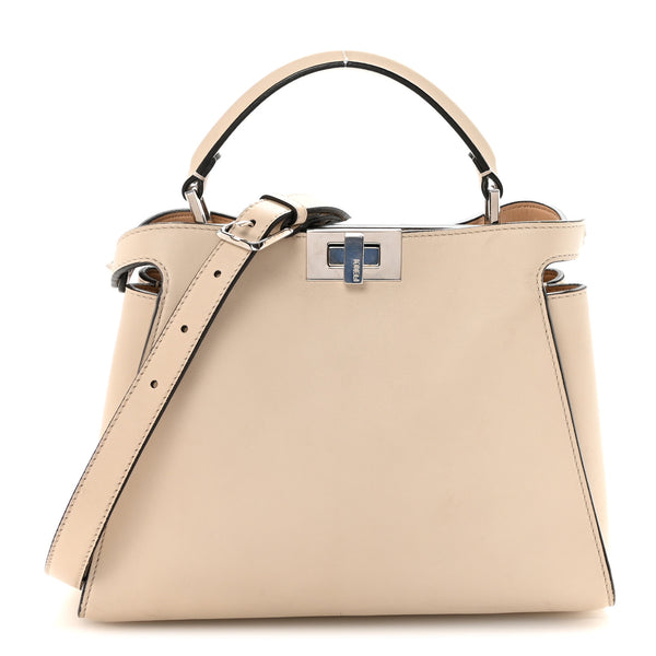 Fendi Vitello Tahiti Burro Bi-Color Medium Peekaboo Iconic