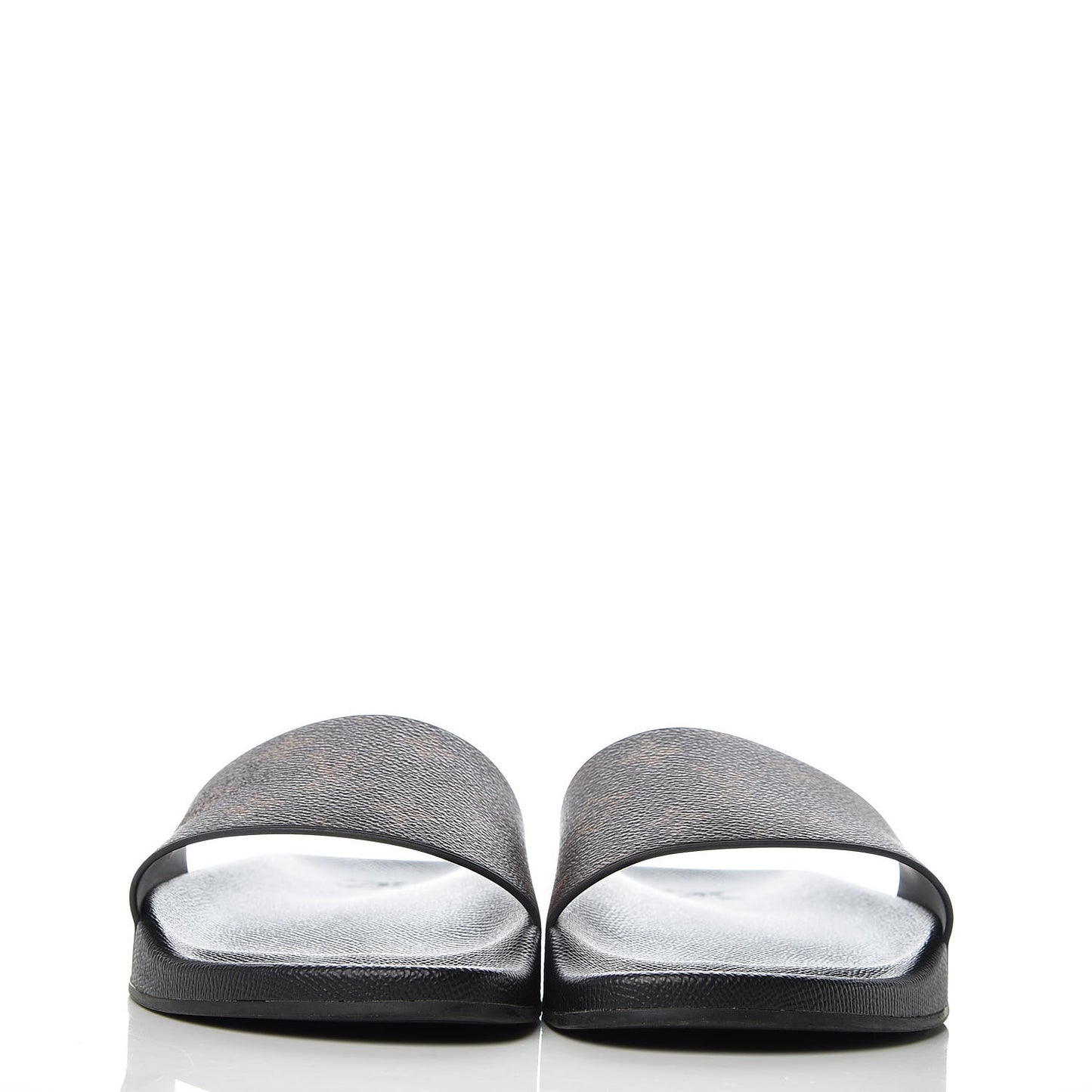 Rubber Monogram Mens Waterfront Mules 6 Macassar