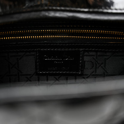 Christian Dior Patent Cannage Large Lady Dior Black 5 of 12