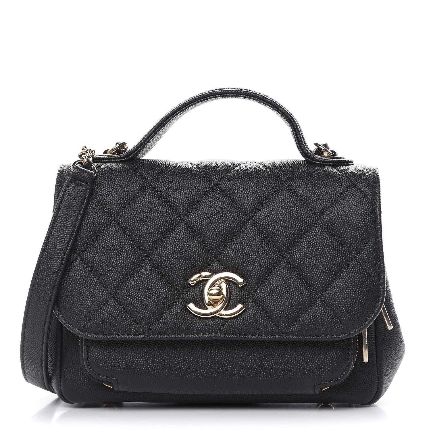 Chanel Caviar Quilted Mini Business Affinity Flap Black 1 of 10