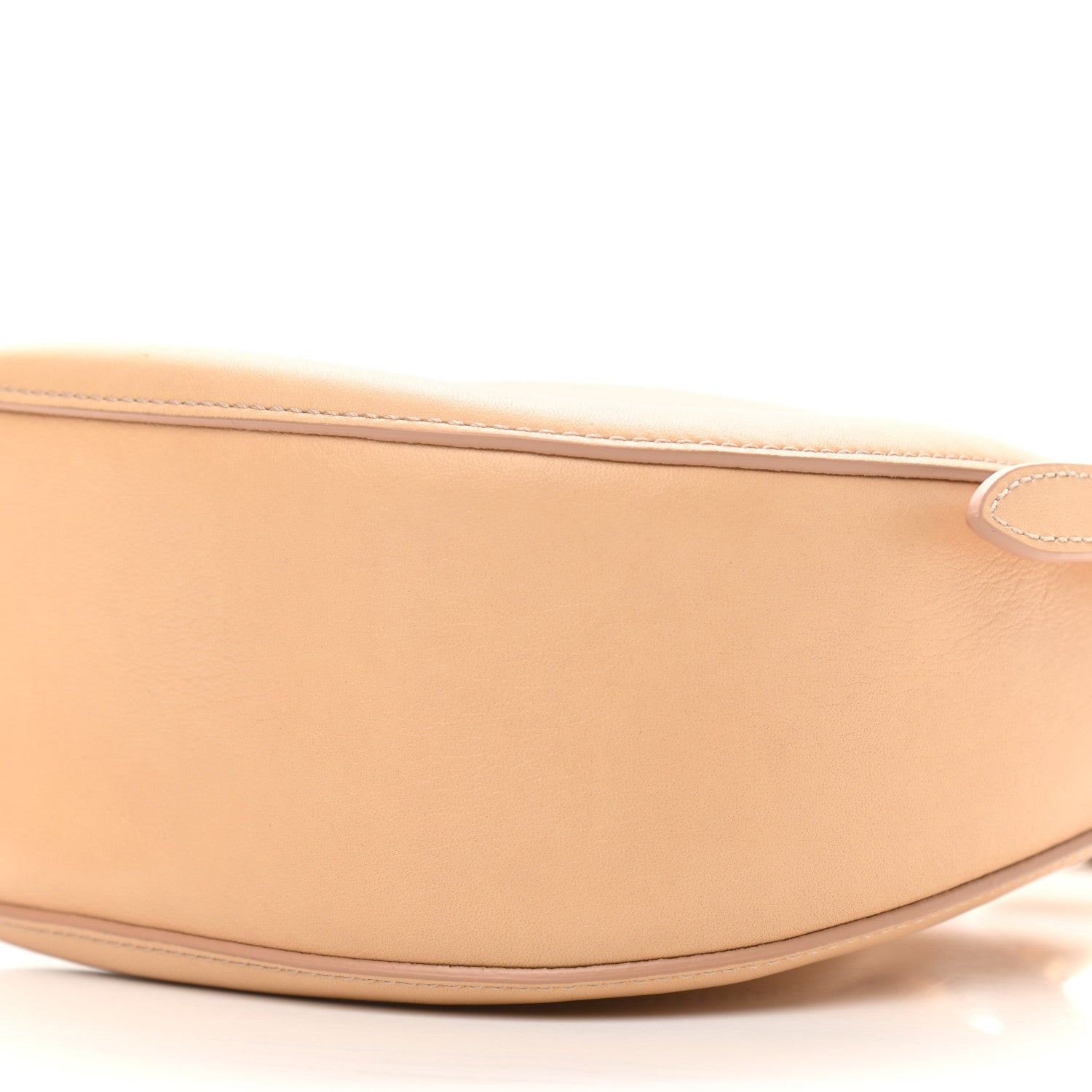 Chloe Small Grain Calfskin Kiss Bag Sandy Beige 8 of 8