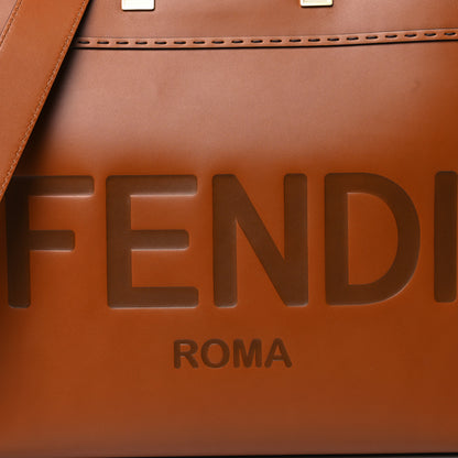 Fendi Vitello King Plexiglass Medium Fendi Sunshine Shopper Tote Cuoio 8 of 12