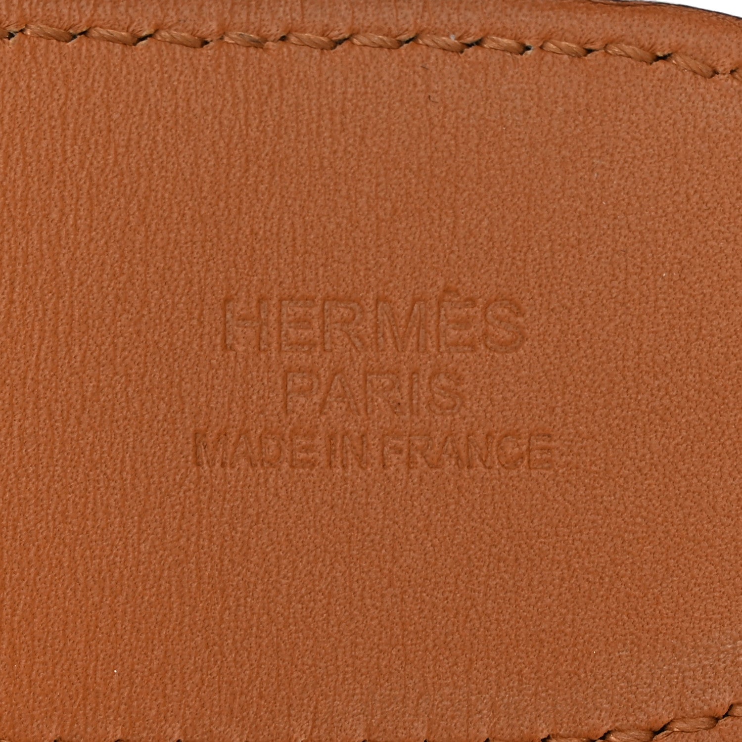 Hermes Barenia 40mm Etriviere Belt 85/34 Fauve 3 of 9