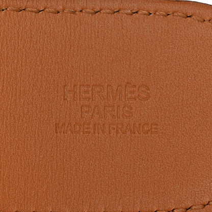 Hermes Barenia 40mm Etriviere Belt 85/34 Fauve 3 of 9