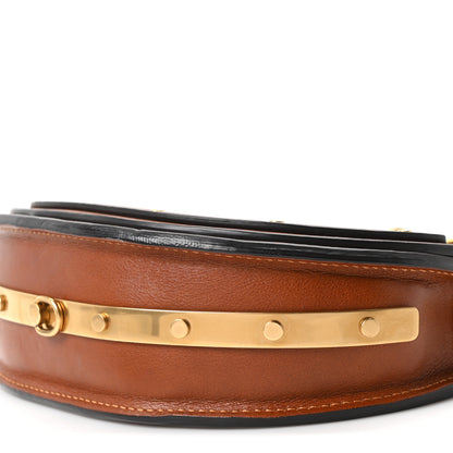Chloe Calfskin Small Nile Bracelet Minaudiere Bag Caramel 10 of 10