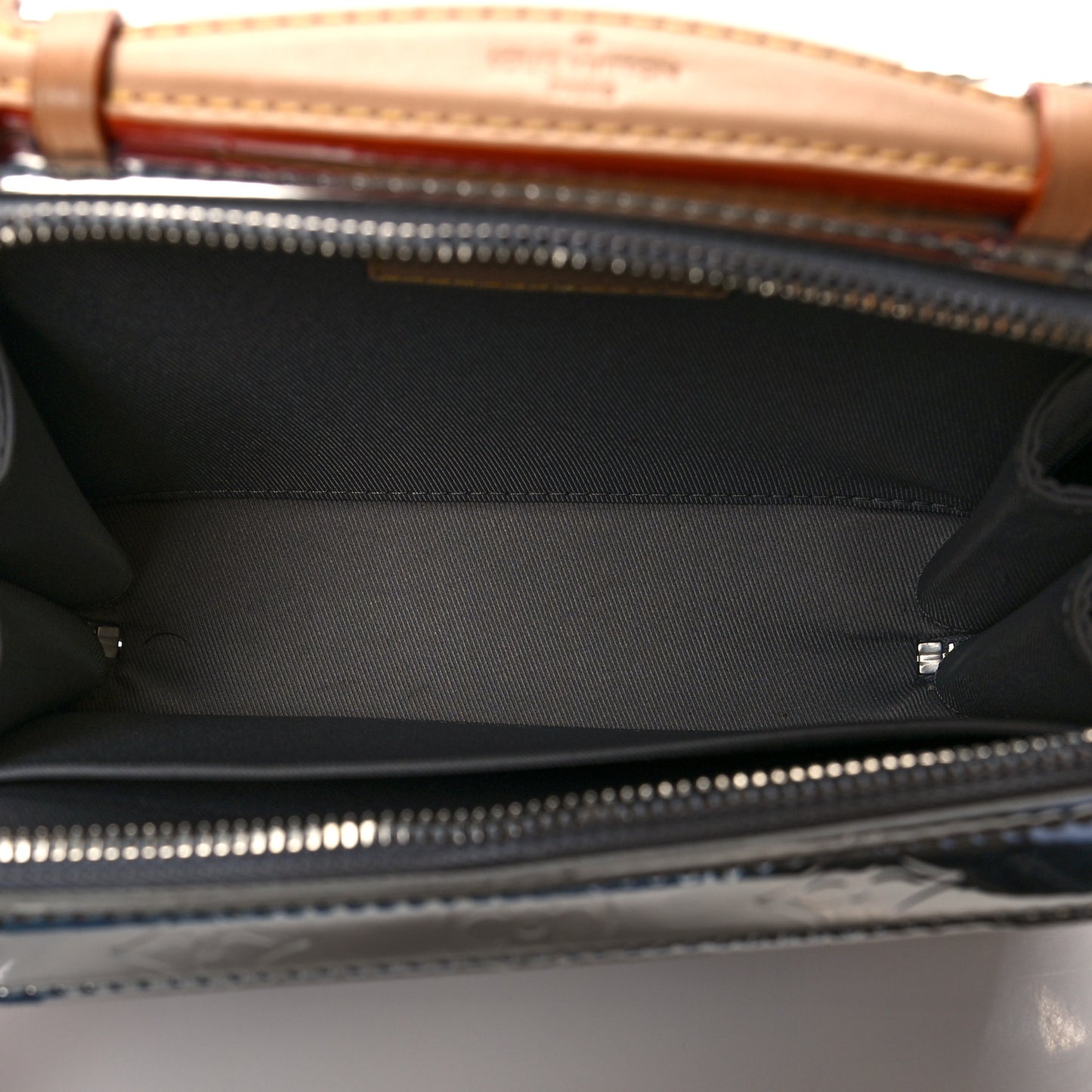 Monogram Mirror Handle Trunk Silver