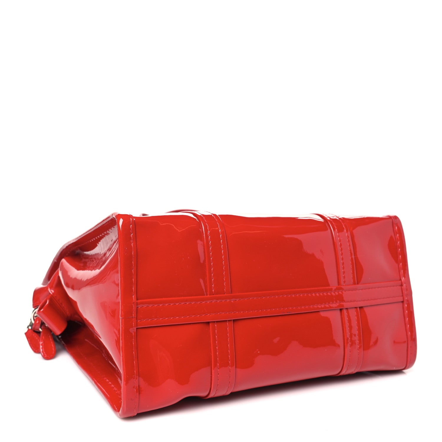 Balenciaga Patent Small Bazar Shopper Tote Red 4 of 10