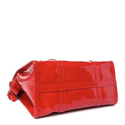 Balenciaga Patent Small Bazar Shopper Tote Red 4 of 10