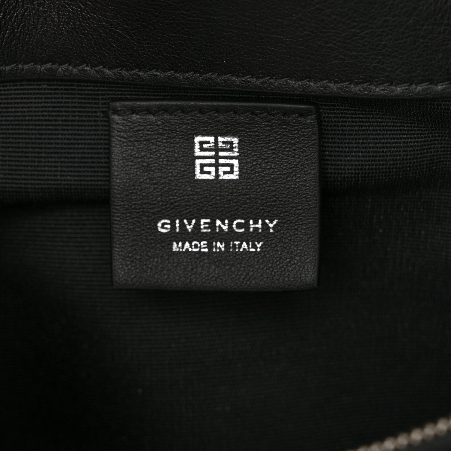 Givenchy Soft Calfskin 4G Embossed Medium Shoulder Bag Black 6 of 11