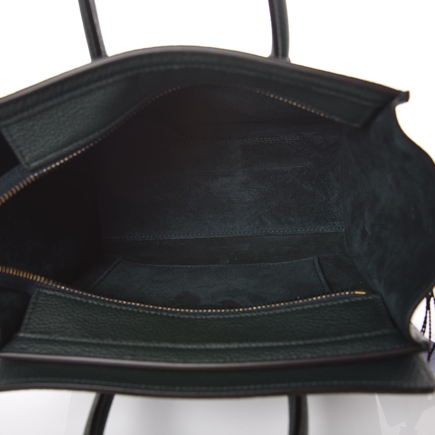Celine Drummed Calfskin Nano Luggage Amazone 5 of 7