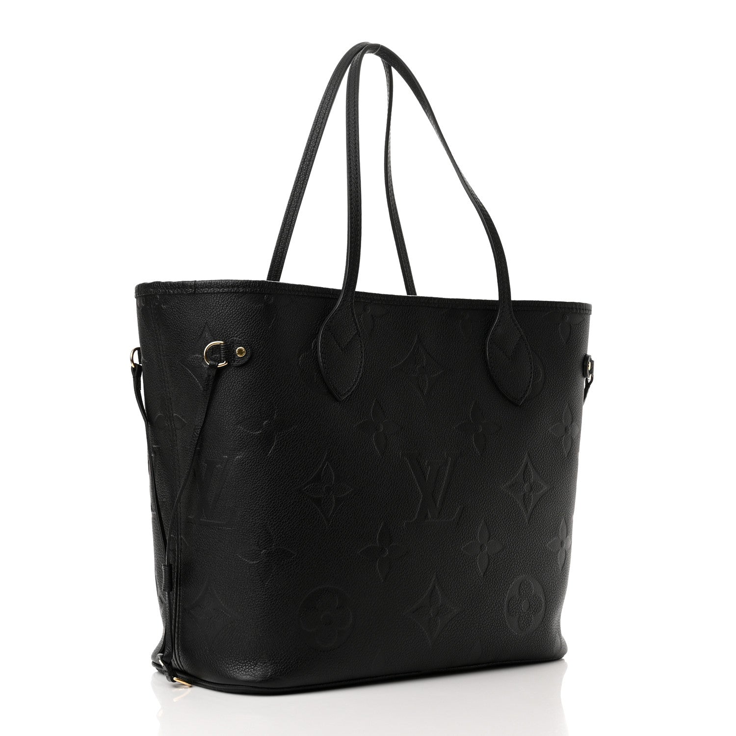 Louis Vuitton Empreinte Monogram Giant Neverfull MM Black 4 of 10