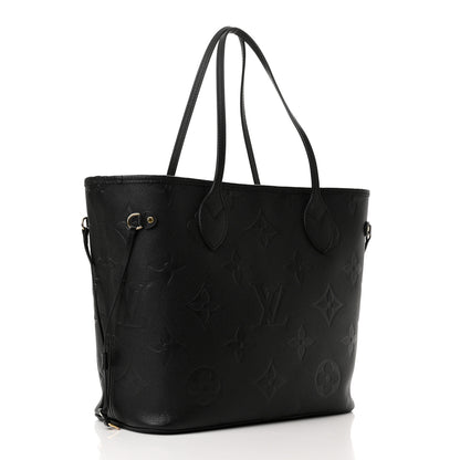 Louis Vuitton Empreinte Monogram Giant Neverfull MM Black 4 of 10
