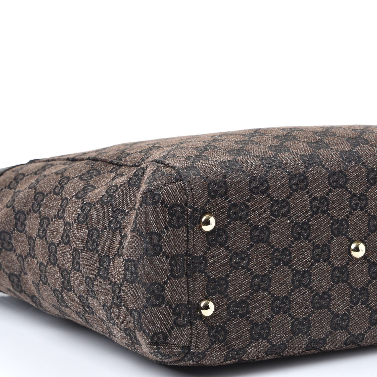 Gucci Monogram Crest Tote Brown 5 of 9