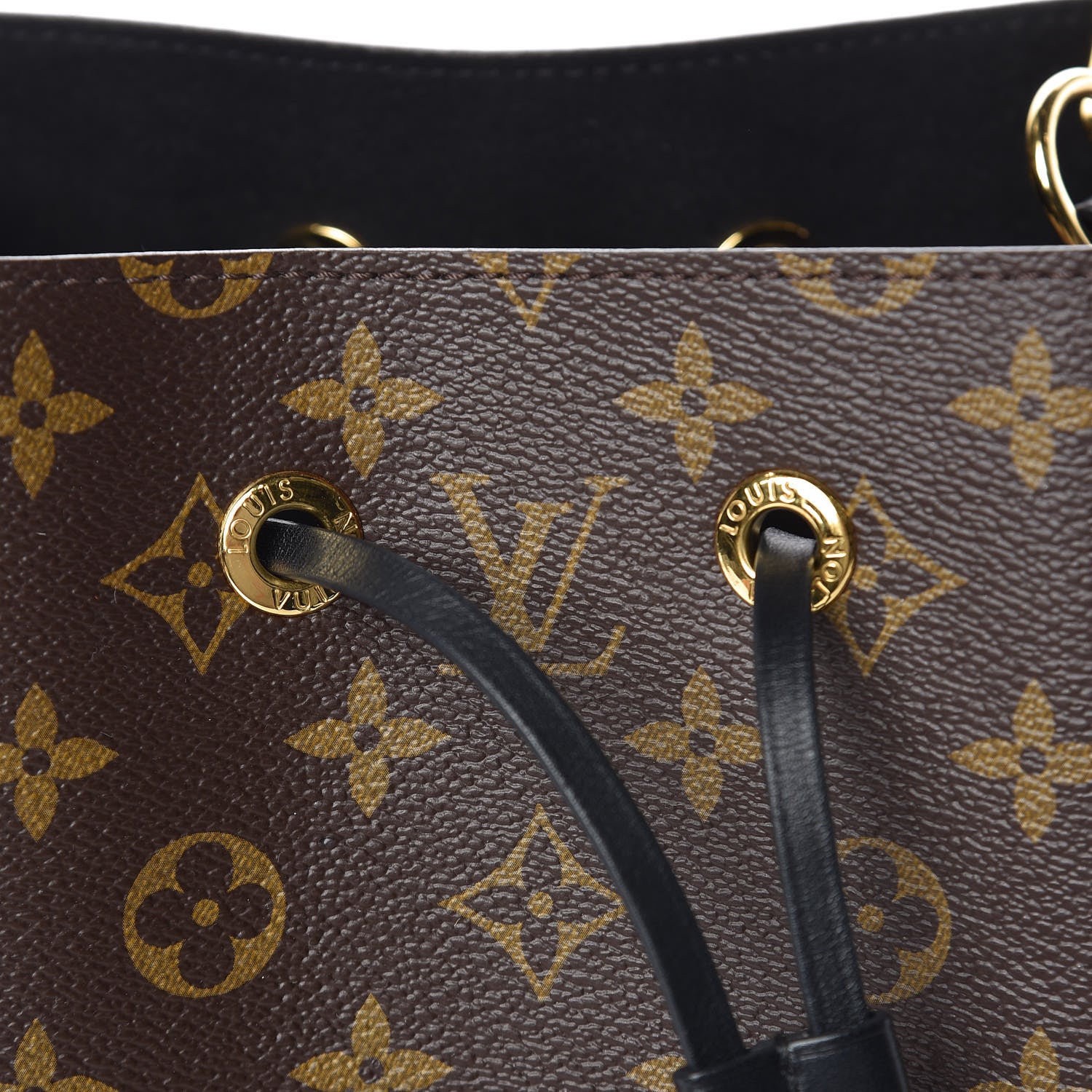 Louis Vuitton Monogram Neonoe MM Black 9 of 10