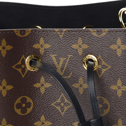 Louis Vuitton Monogram Neonoe MM Black 9 of 10