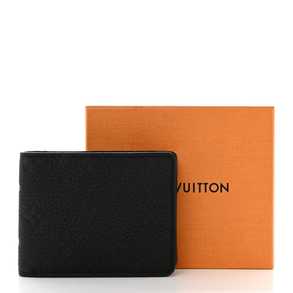 Louis Vuitton Taurillon Monogram Multiple Wallet Black 7 of 7