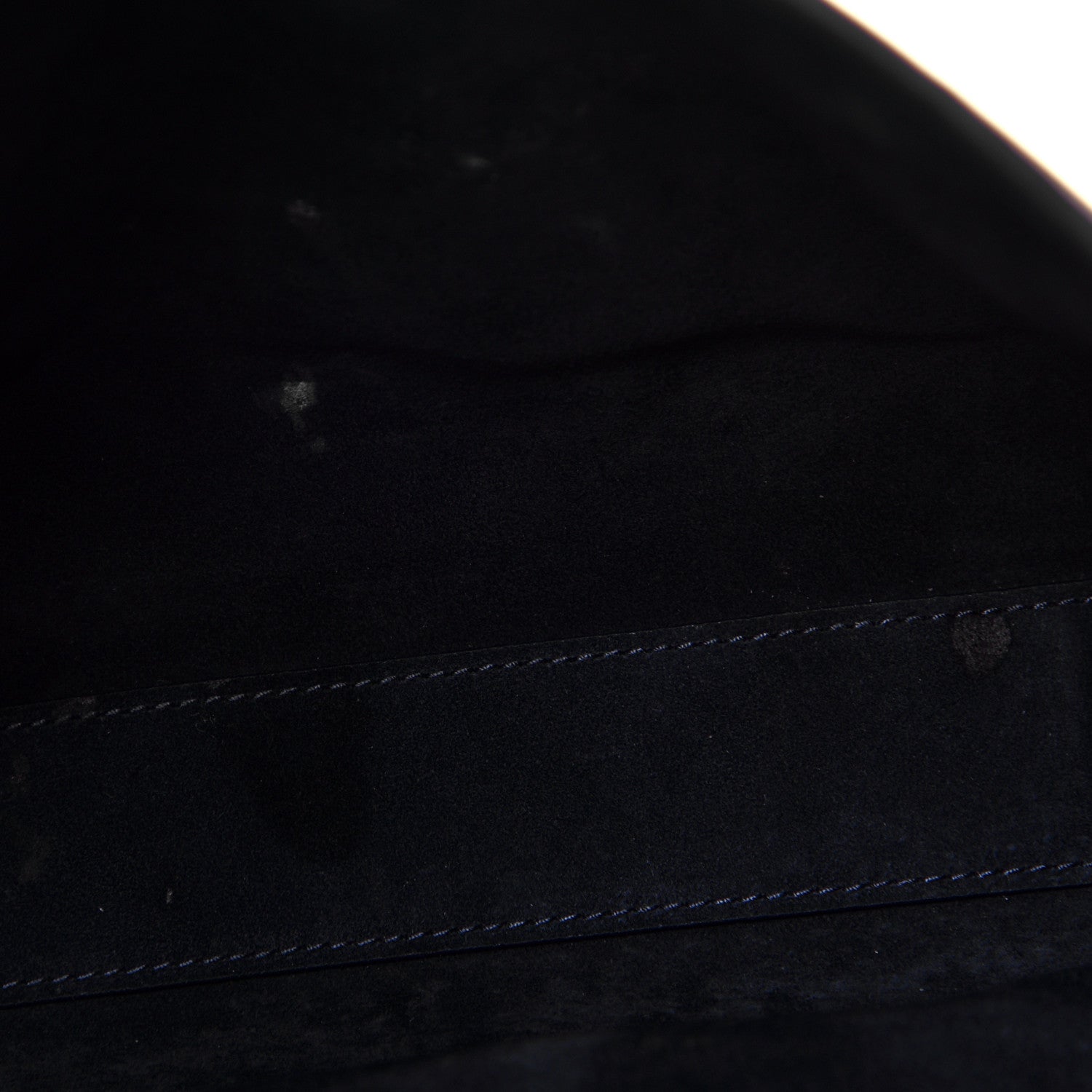 Saint Laurent Smooth Calfskin Suede Medium Reversible Monogram Kate Satchel Navy 8 of 18