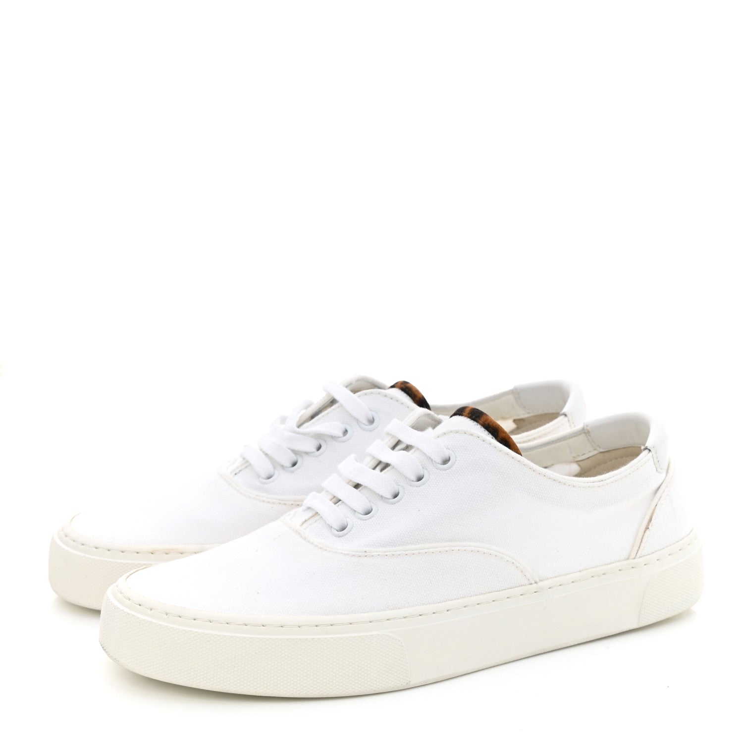Saint Laurent Canvas Venice Sneakers 39 White 1 of 10