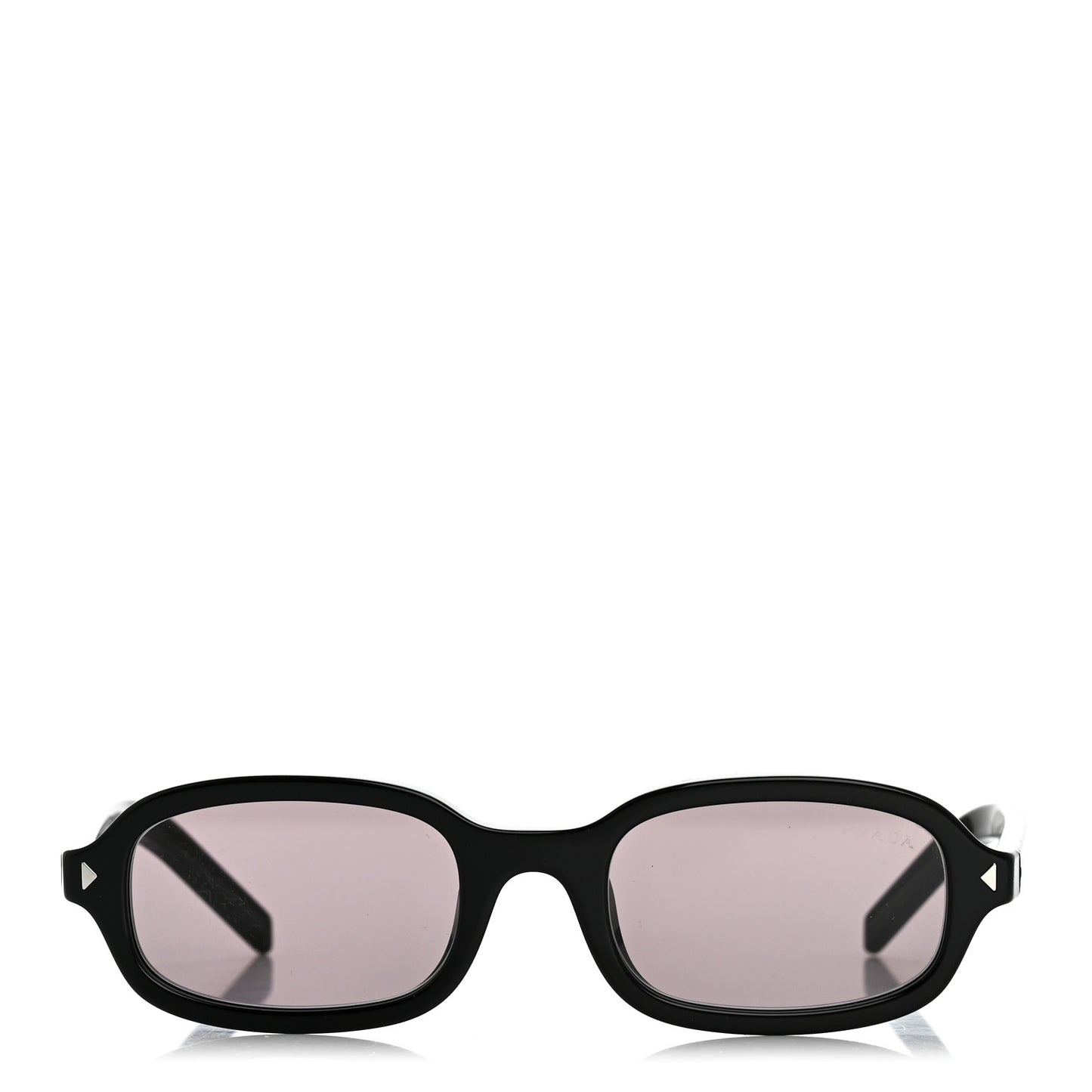 Acetate Oval Sunglasses SPR D06 Black