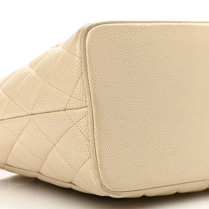 Chanel Caviar Quilted Medallion Tote Beige 9 of 13