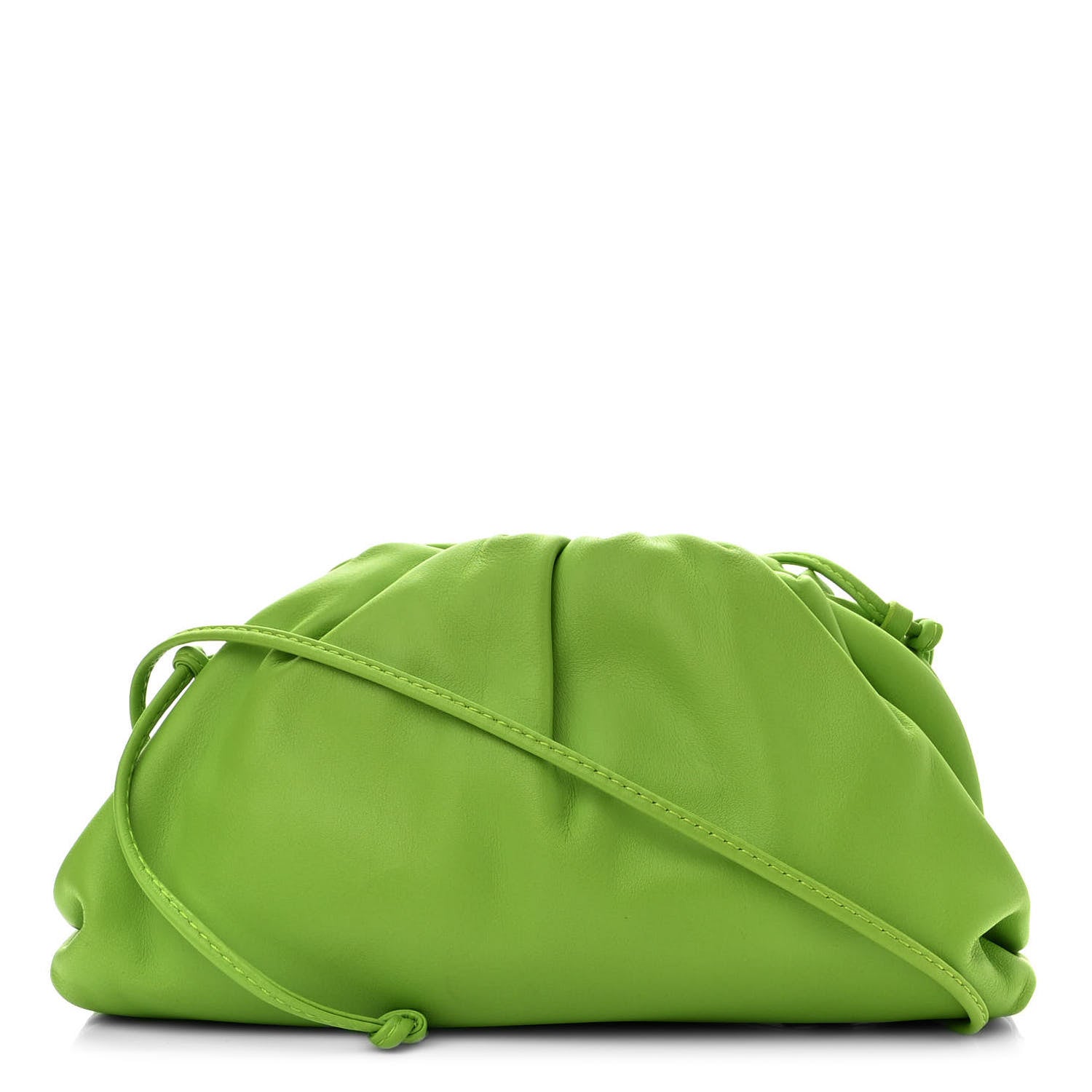 Bottega Veneta Butter Calfskin The Mini Pouch Acid Green 1 of 14