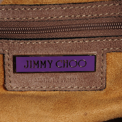 Jimmy Choo Watersnake Suede Ramona Natural 8 of 9