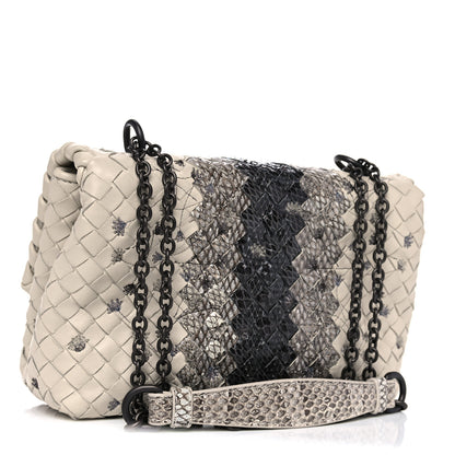 Bottega Veneta Nappa Ayers Embroidered Intrecciato Baby Olimpia Shoulder Bag 3 of 8