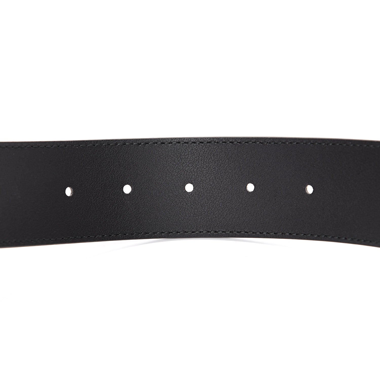 Gucci Moon Calfskin Pearl Double G 40mm Belt 85 34 Black Cream 5 of 7