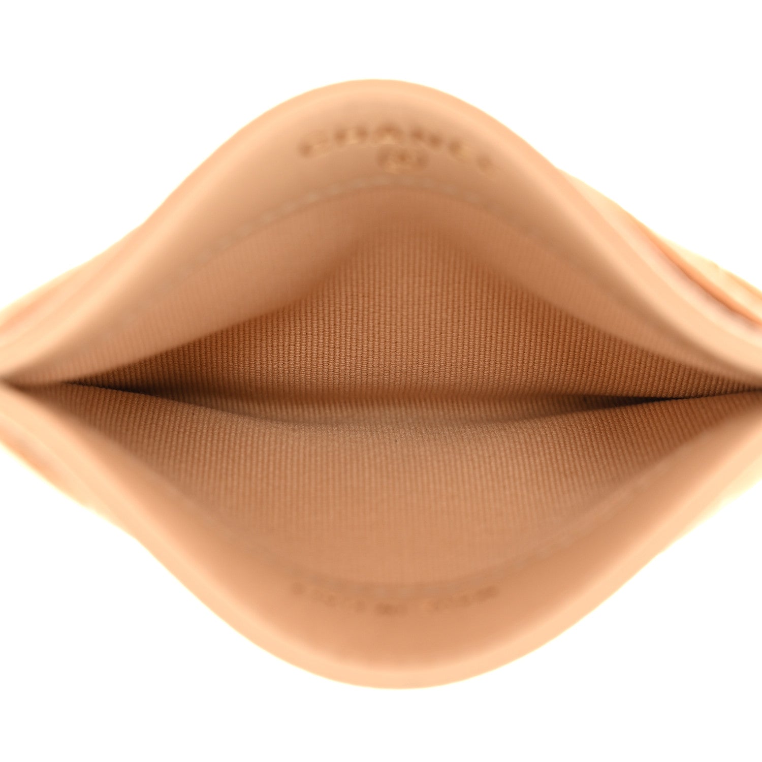 Chanel Caviar Quilted Card Holder Beige 5 of 9