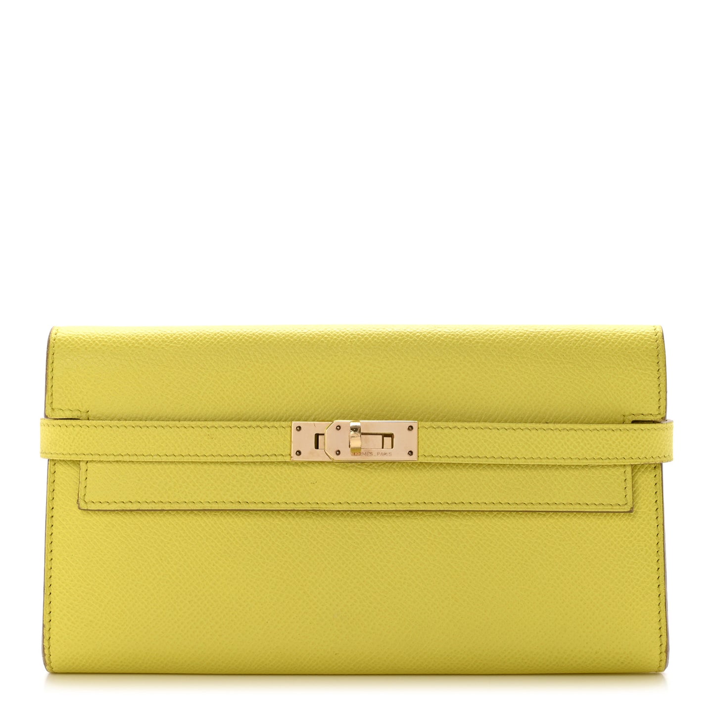 Epsom Kelly Longue Wallet Soufre