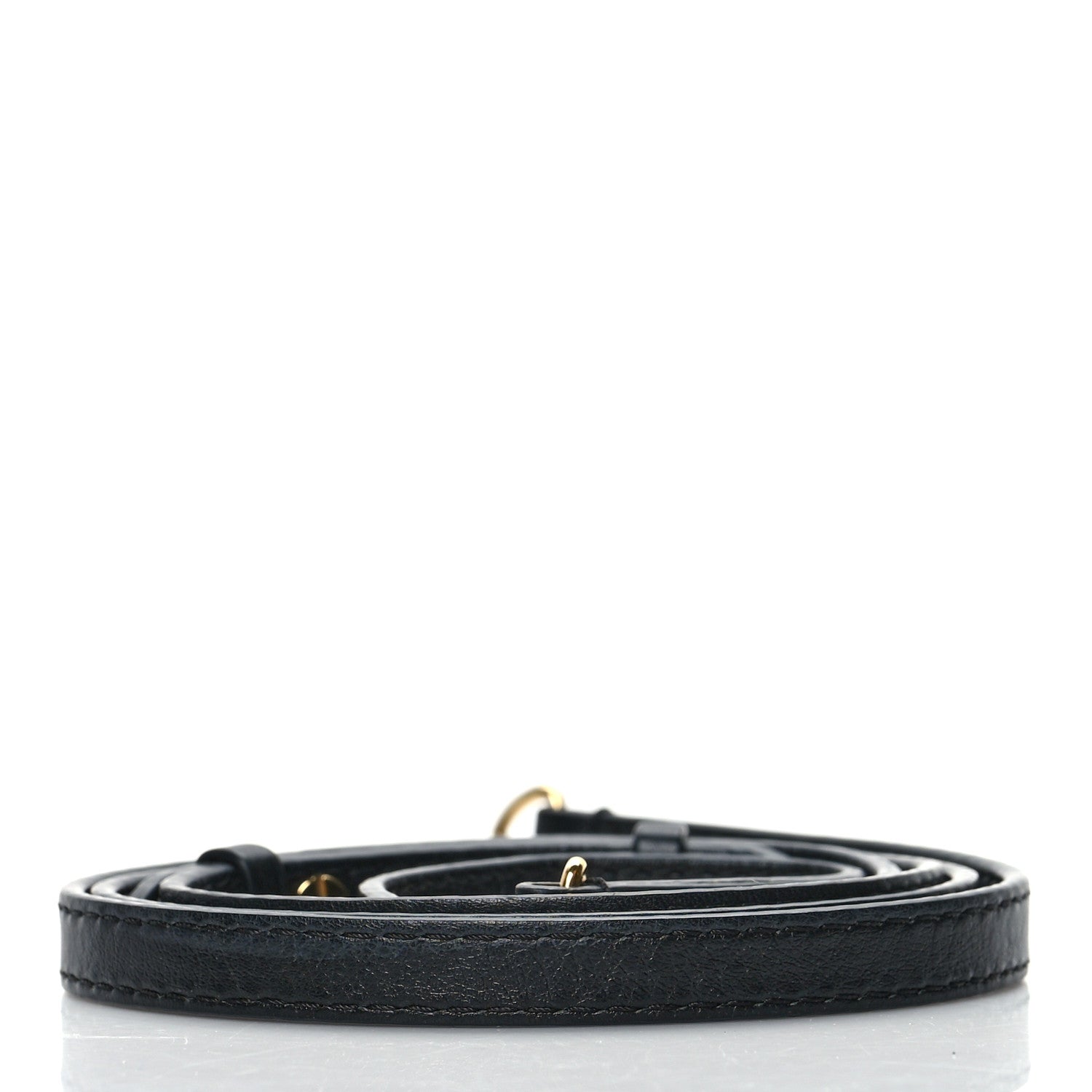 Louis Vuitton Calfskin Shoulder Strap Black 2 of 4
