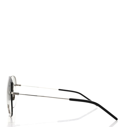 Saint Laurent Aviator Classic 11 Sunglasses Silver 3 of 10