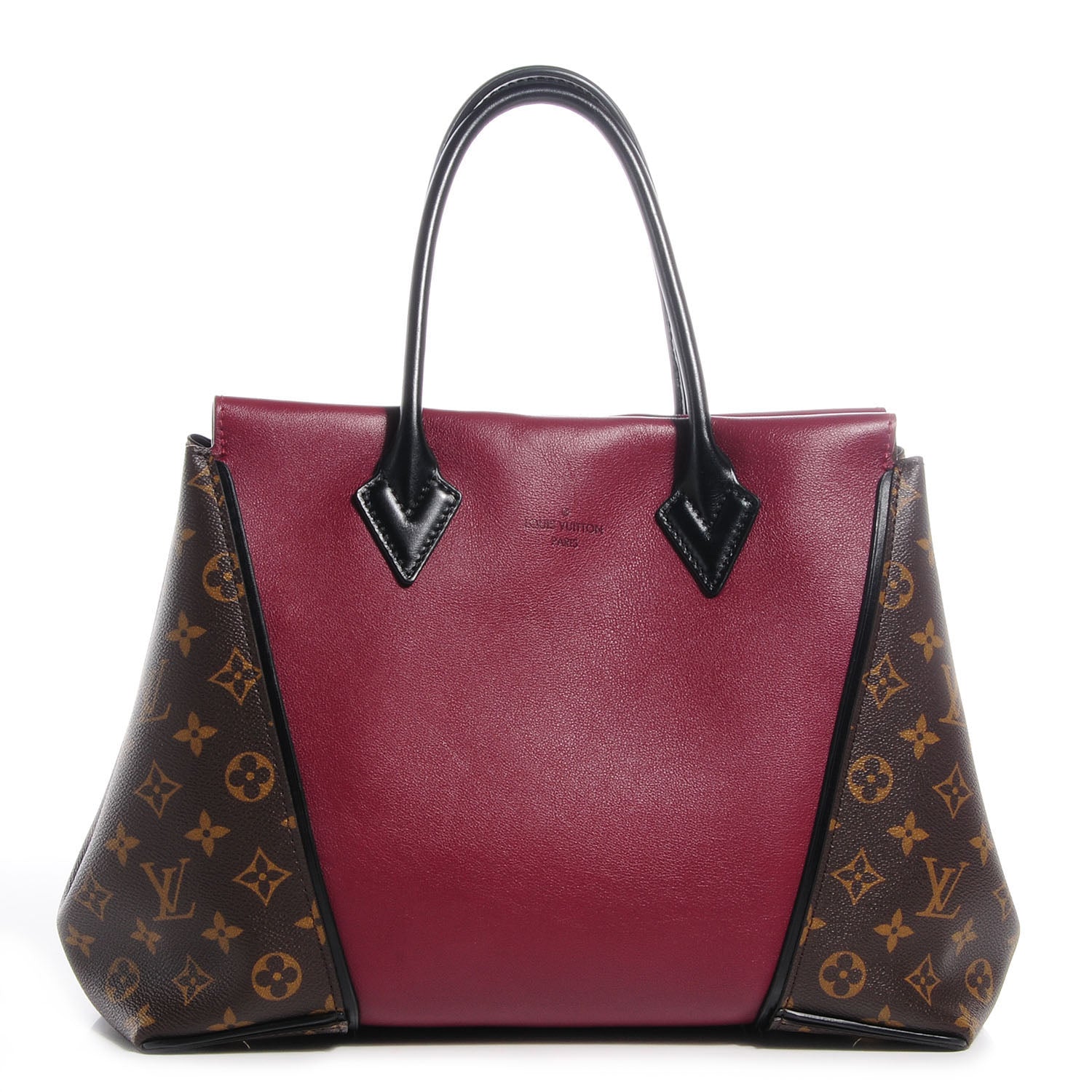 Louis Vuitton Monogram Cuir Orfevre Tote W PM Prunille 1 of 8