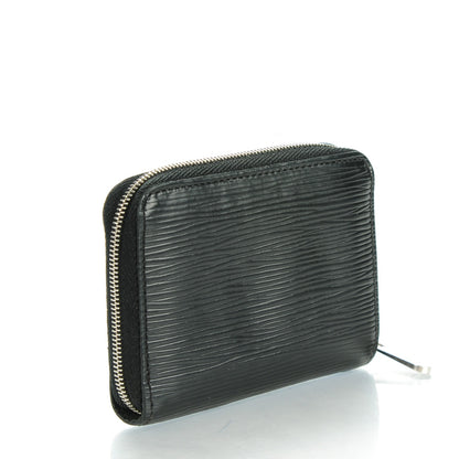 Louis Vuitton Epi Zippy Coin Purse Black 3 of 7