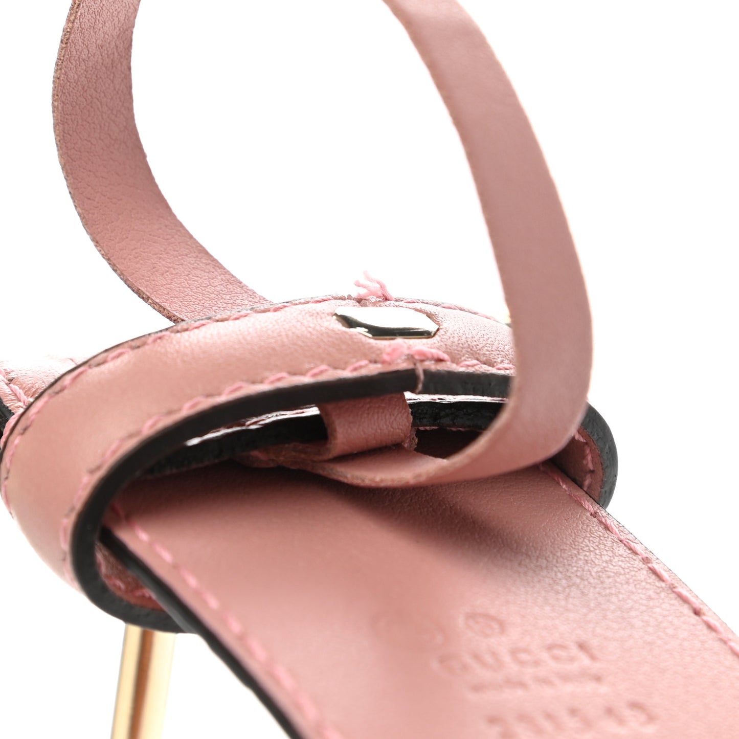 Soft Microguccissima Margaux Calfskin Belt 85 34 Soft Pink