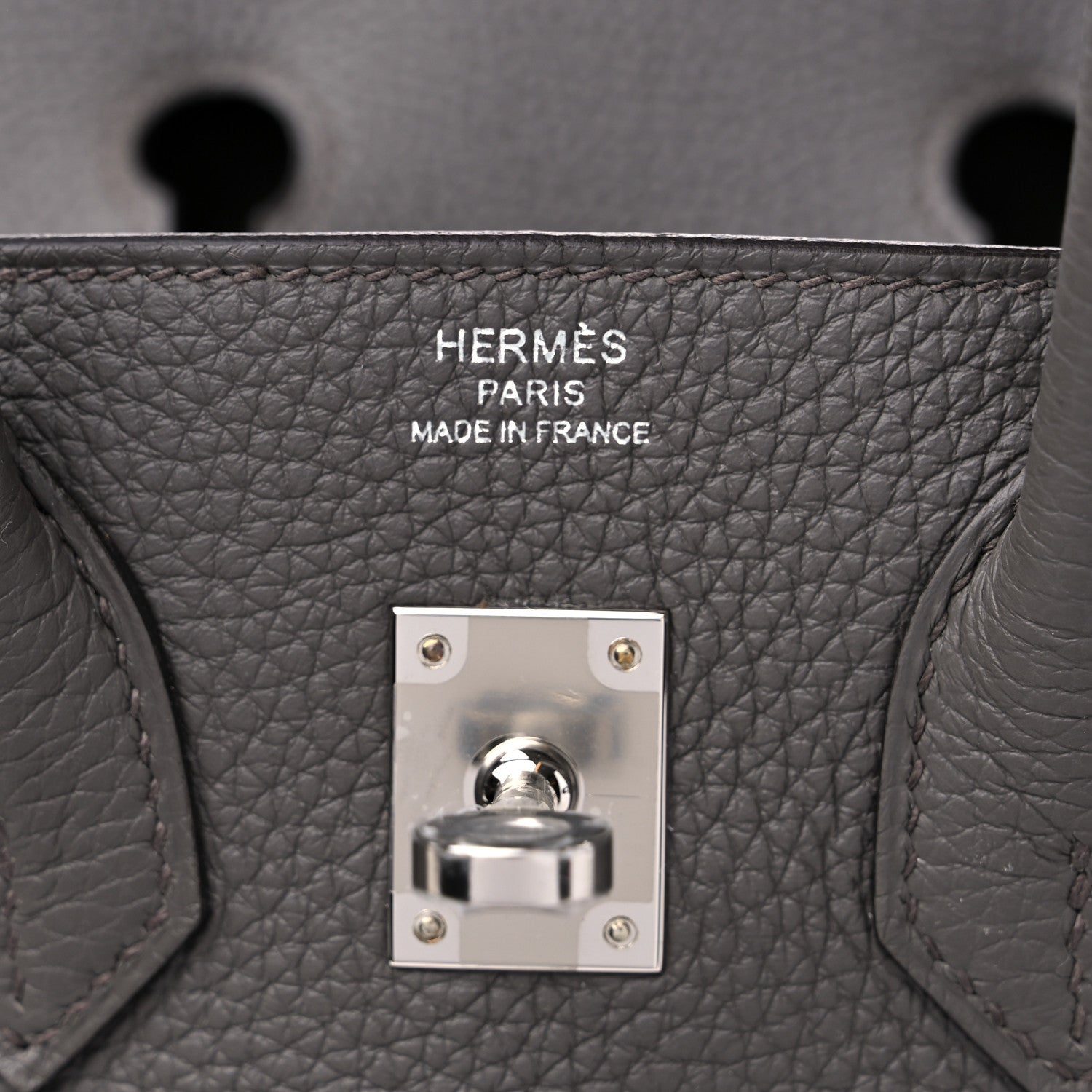 Hermes Togo Birkin 25 Etain 6 of 10