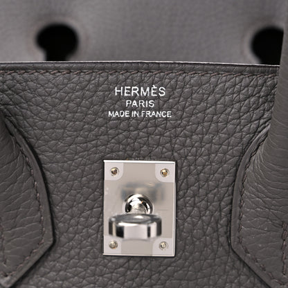 Hermes Togo Birkin 25 Etain 6 of 10