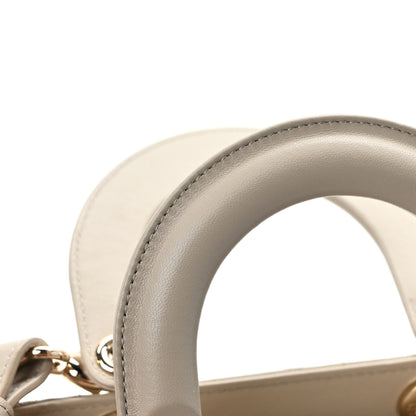Christian Dior Calfskin Cannage Small My ABCDior Lady Dior Beige 12 of 13